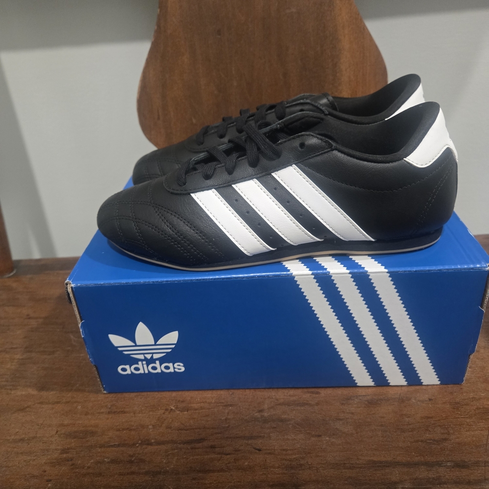 Adidas Black and White Athletic Shoes - Picture 6 of 7